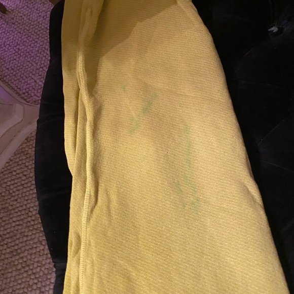 freecity Bright Yellow / green Joggers small women’s - Picture 4 of 5